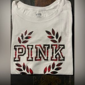 VS PINK t-shirt BNWOT white size medium never worn